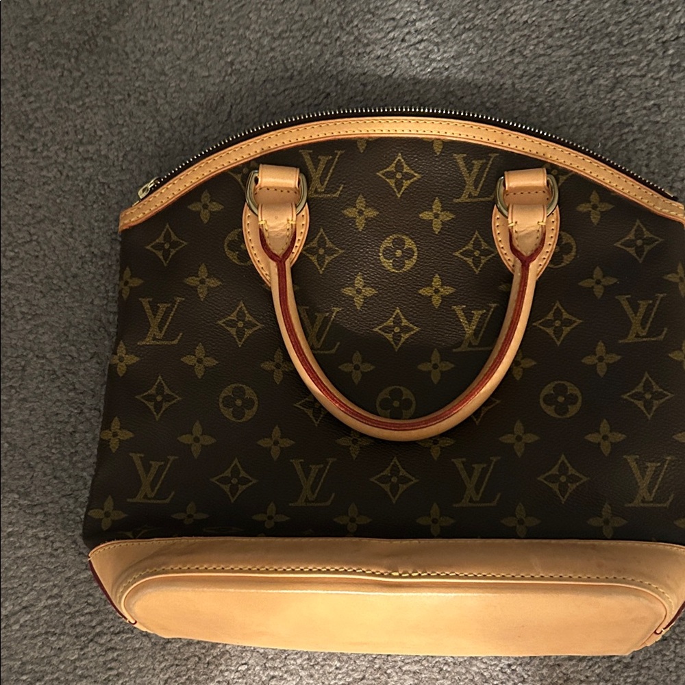 Louis Vuitton Brown and Tan Satchel